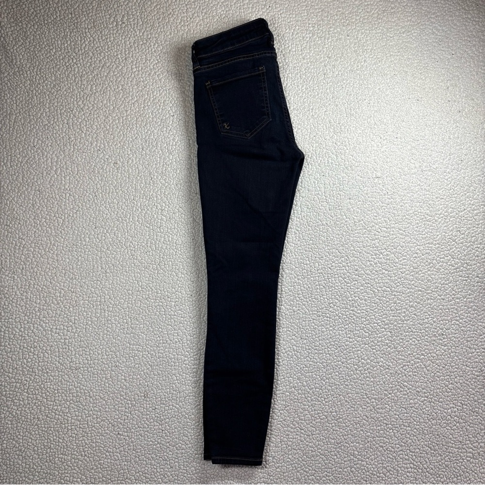 Kut From The Kloth Women’s Dark Wash Stretch Jeans Size 0 Mid Rise Slim Classic - Picture 11 of 16